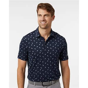 Men's Ultimate365 Mesh Print Polo - A2012