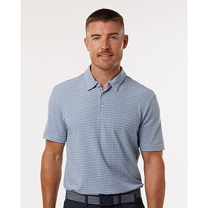 Men's Blended Printed Polo - A702