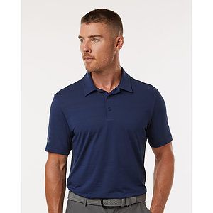 Men's Textured Stripe Polo - A704