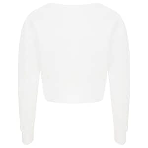 Women's Cropped Crewneck Sweatshirt - JHA035