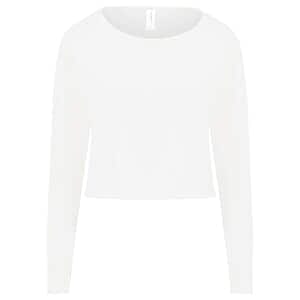 Women's Cropped Crewneck Sweatshirt - JHA035