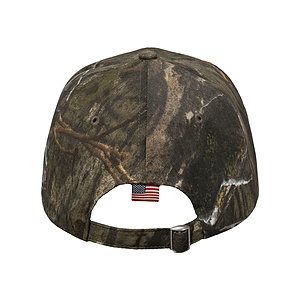 Camo Woven USA Flag Cap - LC350