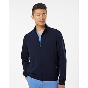 Men's Wolfe Everyday Full-Zip 6-Pocket Scrub Jacket - M60001