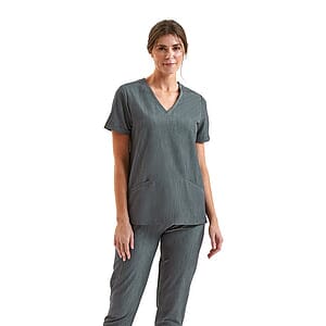 Women's Invincible V-Neck Stretch Scrub Top - NN310