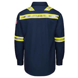 Men's Nomex® Comfort Enhanced-Vis Woven Long Sleeve Shirt - QS26EVH