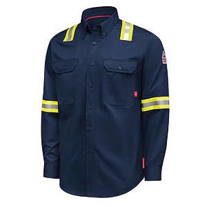 Men's Nomex® Comfort Enhanced-Vis Woven Long Sleeve Shirt - QS26EVH