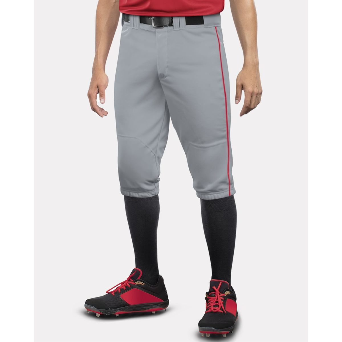Russell Athletic Piped Diamond Series Pantaloni Da Baseball 2.0, Unisex Adulto, 100% Poliestere Elasticizzato, Con Ginocchia Rinforzate - 3
