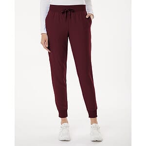 Women's Petite Sizes Silex Knit-Waist Scrub Joggers - W20003P