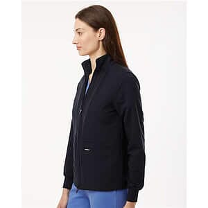 Women's Ceri Essential Full-Zip 6-Pocket Scrub Jacket - W60001