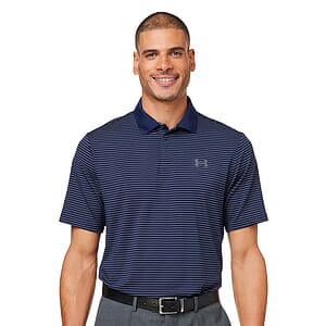 3.0 Striped Perf Polo - 1377376