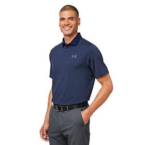 Men's 3.0 Striped Perf Polo - 1377376