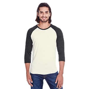 Triblend Three-Quarter Sleeve Raglan T-Shirt - 302G