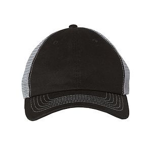 Contrast-Stitch Mesh-Back Cap - 3100