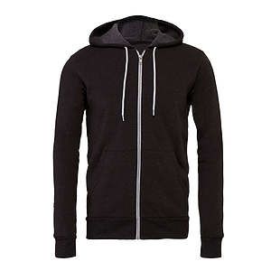 Unisex Sponge Fleece Full-Zip Hoodie Sweatshirt - 3739
