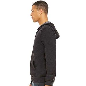 Unisex Sponge Fleece Full-Zip Hoodie Sweatshirt - 3739