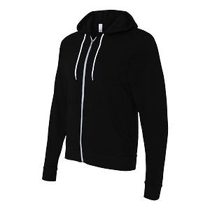 Unisex Sponge Fleece Full-Zip Hoodie Sweatshirt - 3739