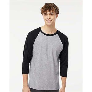Raglan Three-Quarter Sleeve Baseball T-Shirt - 5540