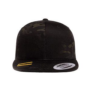 Premium Flat Bill Snapback Cap - 6089M
