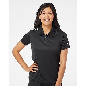 Women's 3-Stripes Shoulder Polo - A325