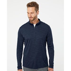 Men's Lightweight Mélange Quarter-Zip Pullover - A475