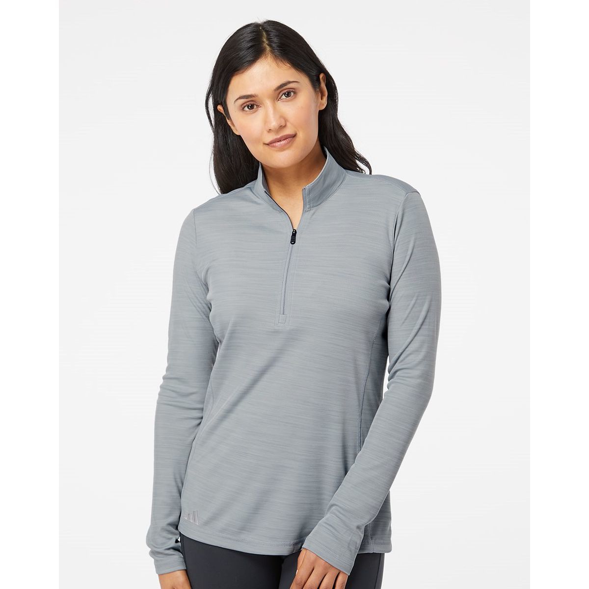 Women's Lightweight Mélange Quarter-Zip Pullover - A476