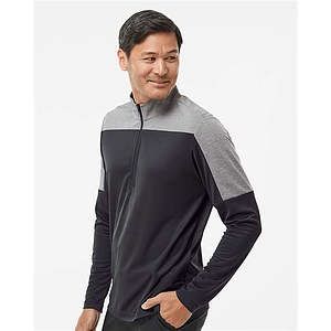 Men's Ultimate365 Lightweight Colorblocked Quarter-Zip Pullover - A552