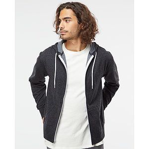 Unisex Lightweight Full-Zip Hooded Sweatshirt - AFX90UNZ