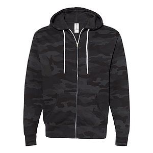 Unisex Lightweight Full-Zip Hooded Sweatshirt - AFX90UNZ
