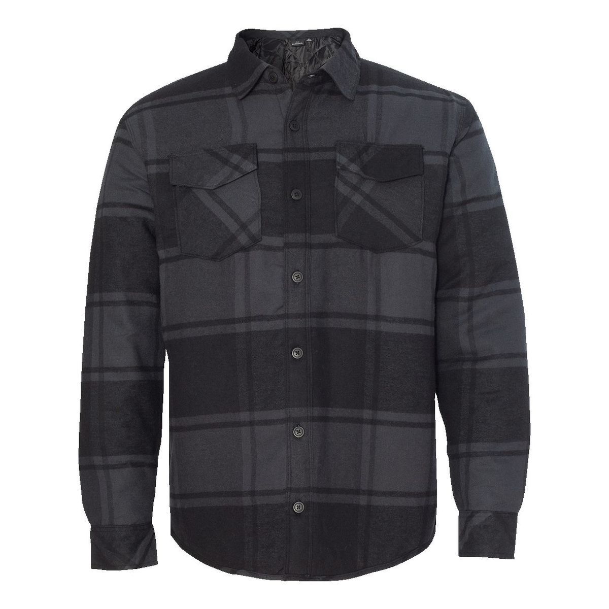 Quilted Flannel Shirt Jacket - 8610