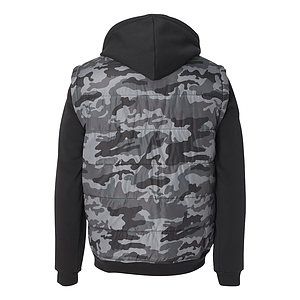 Men's Nylon Vest with Fleece Sleeves - 8701