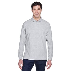 Pima Piqué Long Sleeve Polo - D110