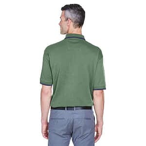 Tipped Perfect Pima Interlock Polo - D140