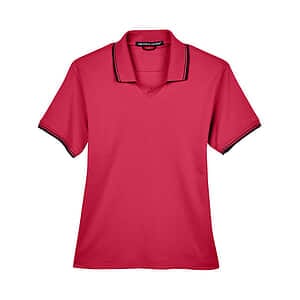 Women's Tipped Perfect Pima Interlock Polo - D140W