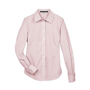 Women's Crown Collection® Micro Tattersall Woven Dress Shirt - DG510W