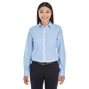 Women's Crown Collection® Striped Woven Dress Shirt - DG534W
