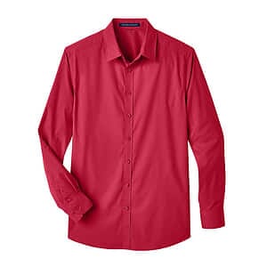CrownLux Performance® Stretch Woven Dress Shirt - DG542