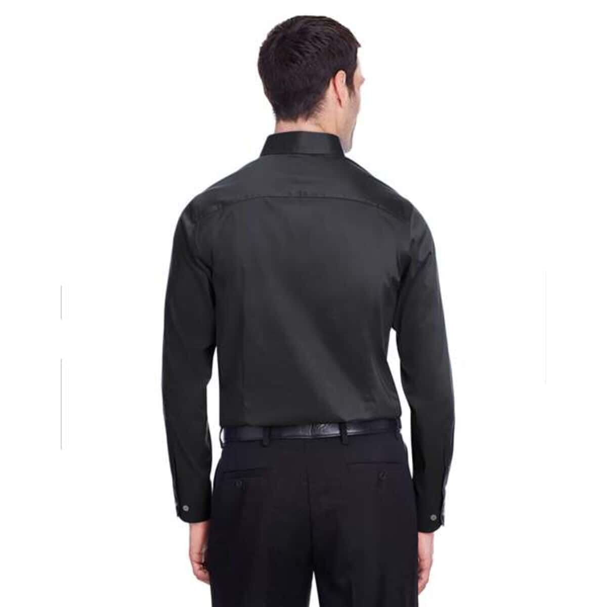 Crown Collection® Stretch Broadcloth Slim Fit Woven Dress Shirt - DG560