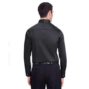 Crown Collection® Stretch Broadcloth Slim Fit Woven Dress Shirt - DG560