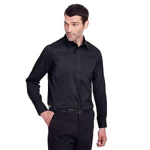 Crown Collection® Stretch Broadcloth Slim Fit Woven Dress Shirt - DG560