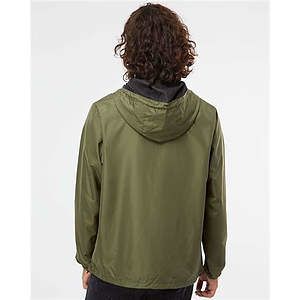Unisex Lightweight Quarter-Zip Windbreaker Pullover Jacket - EXP54LWP