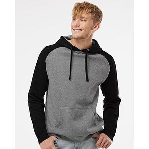 Unisex Raglan Hooded Sweatshirt - IND40RP