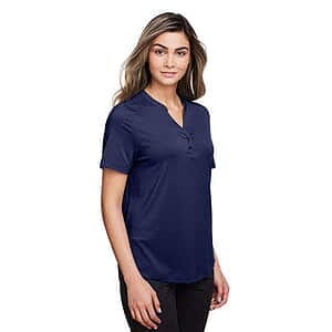 Women's JAQ Snap-Up Stretch Performance Polo - NE100W