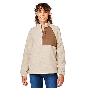Women's Aura Sweater Fleece Quarter-Zip Pullover - NE713W