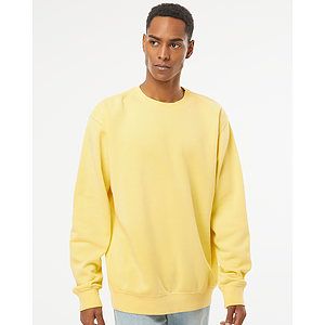 Unisex Midweight Pigment-Dyed Crewneck Sweatshirt - PRM3500