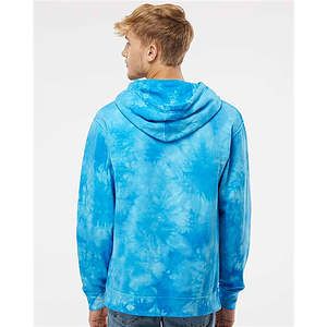 Unisex Midweight Tie-Dyed Hooded Sweatshirt - PRM4500TD