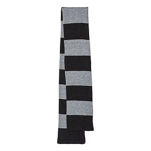 Rugby-Striped Knit Scarf - SP02