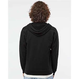 Unisex Icon Lightweight Loopback Terry Full-Zip Hooded Sweatshirt - SS1000Z