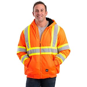 Safety Tall Striped Therman Lined Sweatshirt - HVF024T