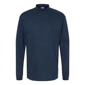 Jersey Interlock Mockneck Long Sleeve T-Shirt - KF4600