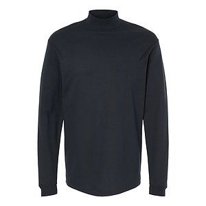 Jersey Interlock Mockneck Long Sleeve T-Shirt - KF4600